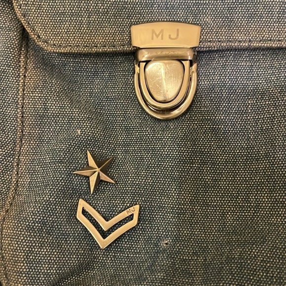 Marc Jacobs Blue Denim chambray messenger crossbody Bag - Picture 3 of 5